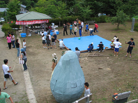 六郷祭写真1〜岩手県久慈市こはく街道