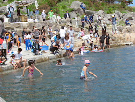 久慈みなと"福"興祭〜侍浜海水プールオープン