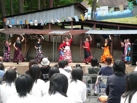フラメンコ1〜小久慈焼陶芸苑『秋の感謝祭』こはく街道